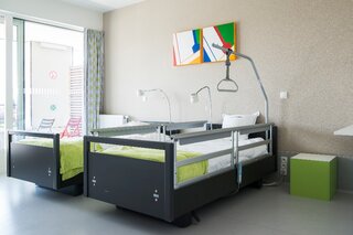 Middelkerke - Slaapkamer Middelpunt - Mundorado begeleide vakanties voor mensen met een lichamelijk beperking
